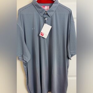 NWT Chick-Fil-A Oobe Team Style Uniform Employee Polo Shirt Men’s 3XL Striped‎